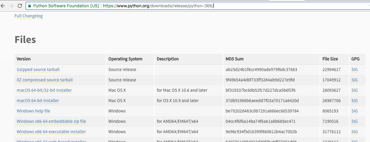 Python 2.7 mac download windows 10